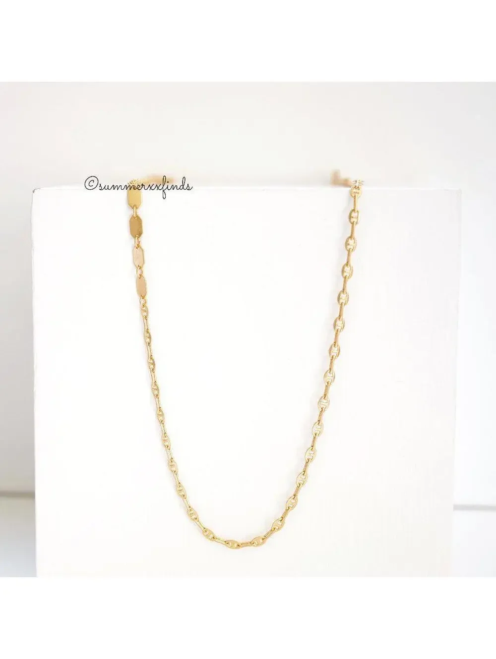 Madewell Mixed Mismatched Chain Long Necklace - Picture 5 of 6